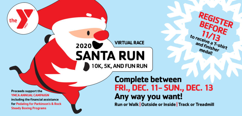 santa run advertisement