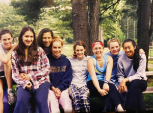 group of girls at camp