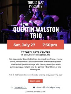 quentin walston jazz trio photo by Ronald Parker