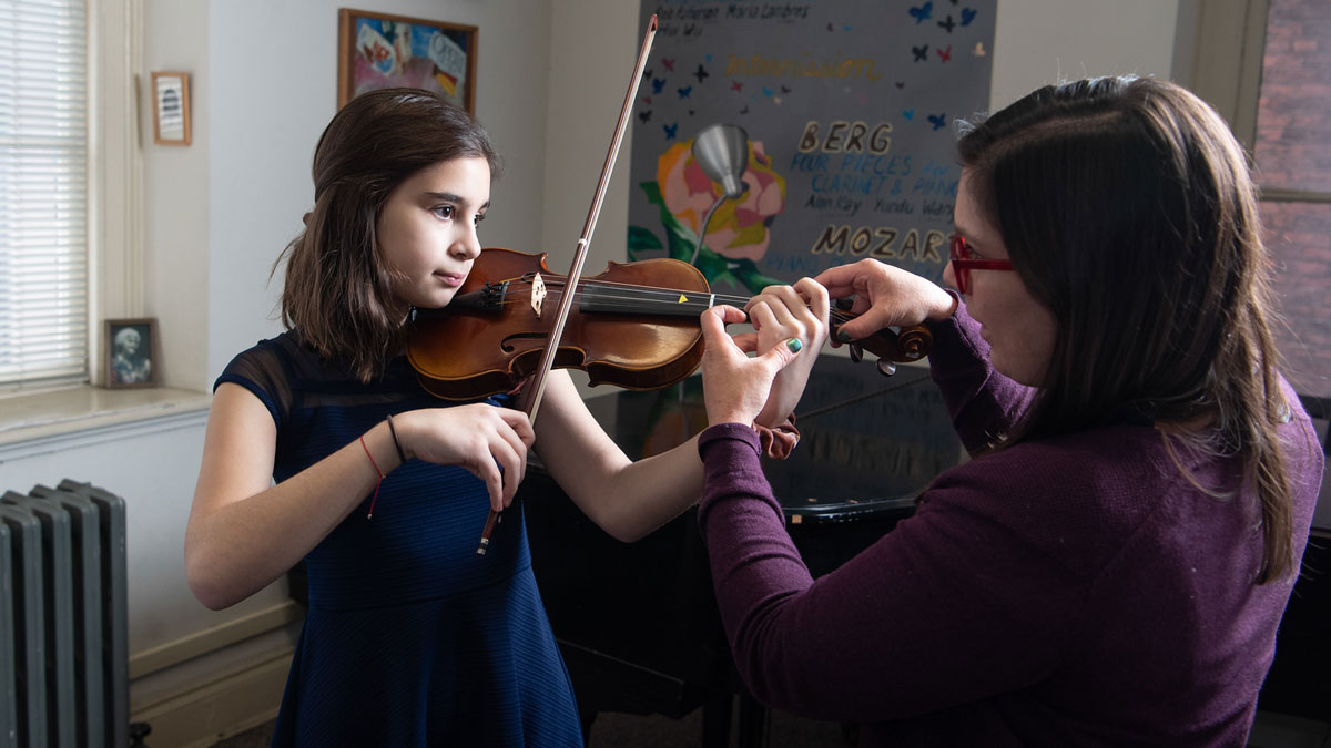 Peabody Preparatory violin