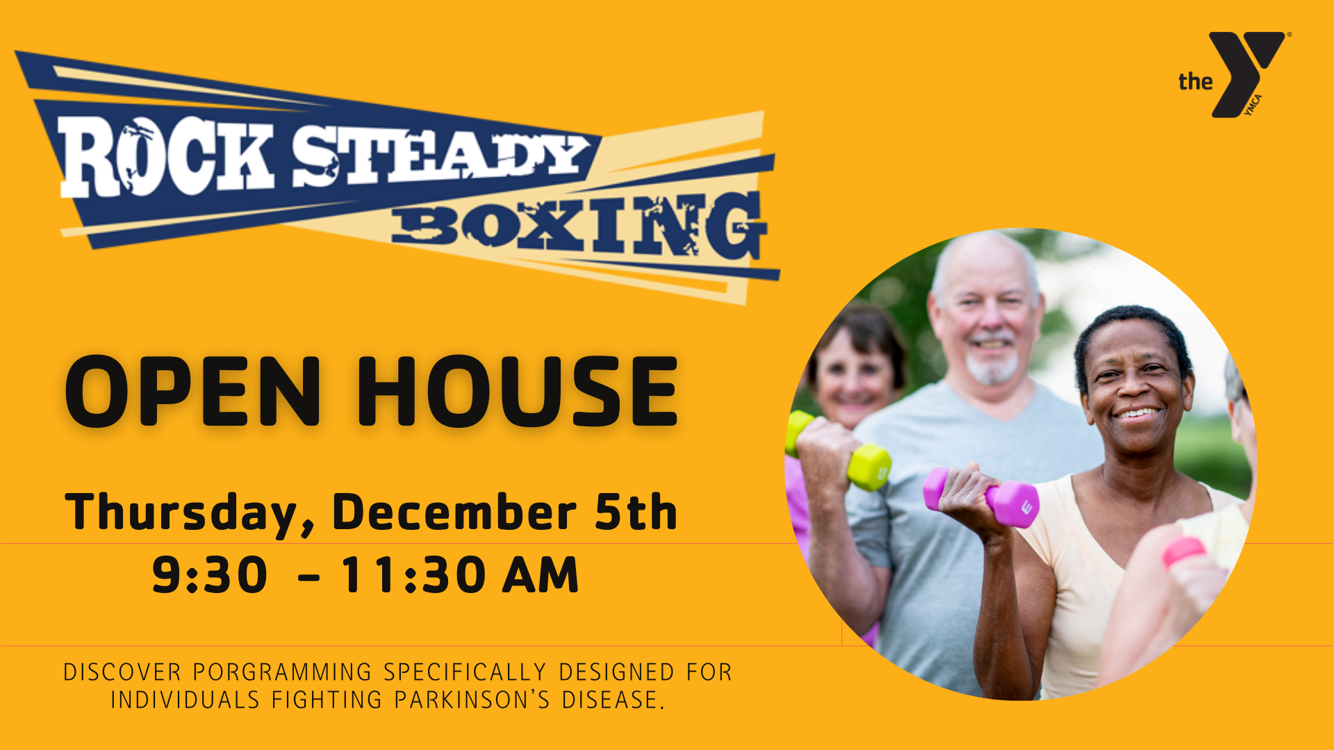 Rock Steady Boxing Open House